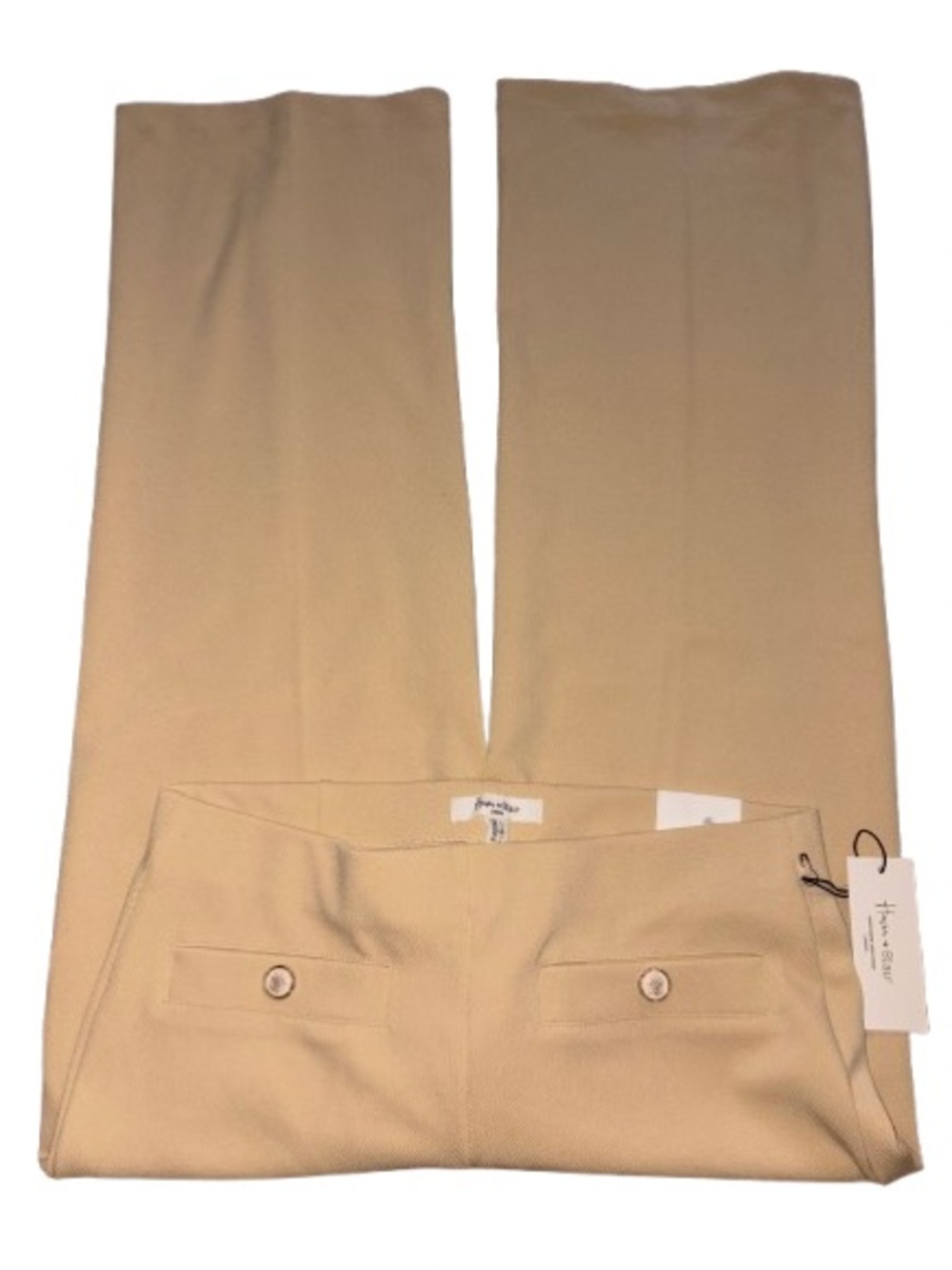Haver and Blair London Women’s Tailored Cream Dress Pants NWT Size L